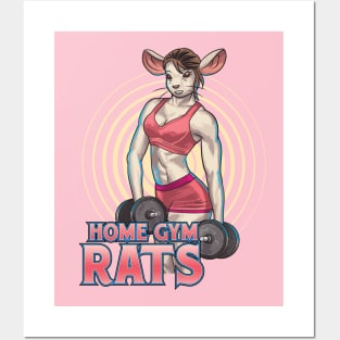 Female Fit Rat Posters and Art